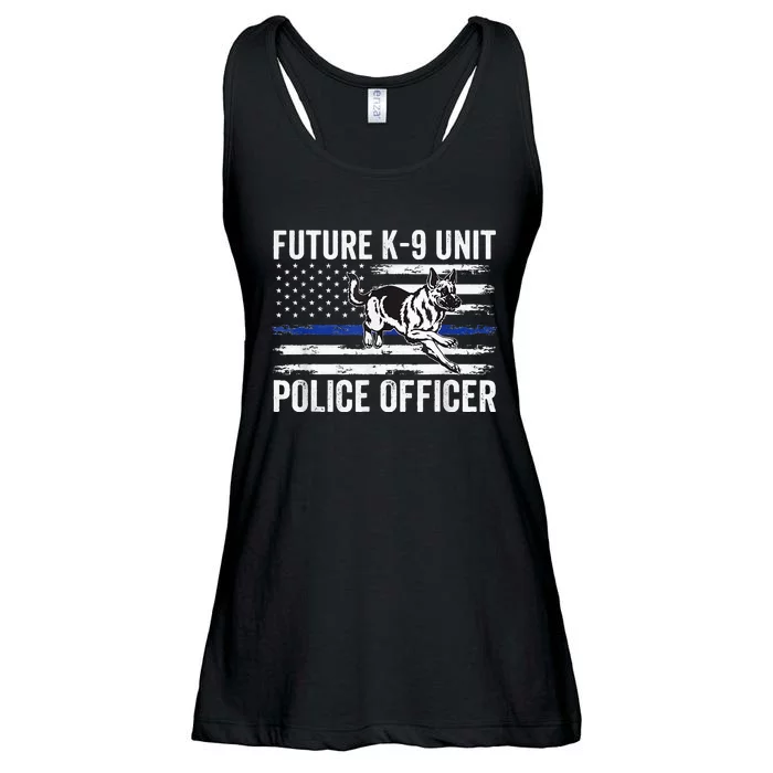 Future K9 Unit Police Officer Proud Law Enforcement Ladies Essential Flowy Tank