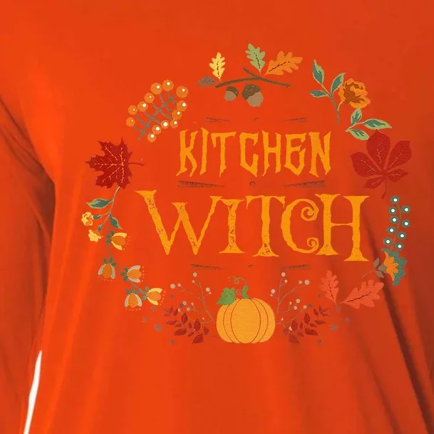 Fun Kitchen Witch Halloween Great Gift Idea Cooling Performance Long Sleeve Crew