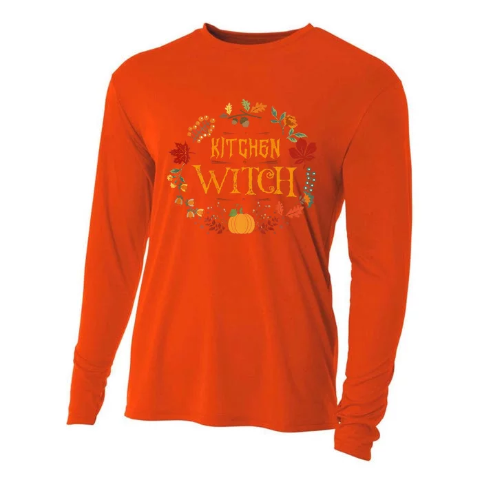 Fun Kitchen Witch Halloween Great Gift Idea Cooling Performance Long Sleeve Crew