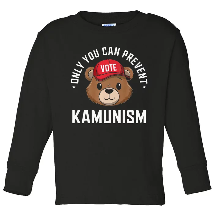 Fight Kamunism With Your Vote Premium Toddler Long Sleeve Shirt