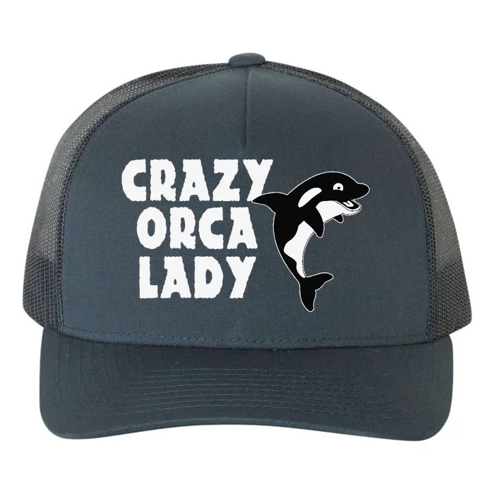 Funny Killer Whale Ladies Design Orcas Yupoong Adult 5-Panel Trucker Hat