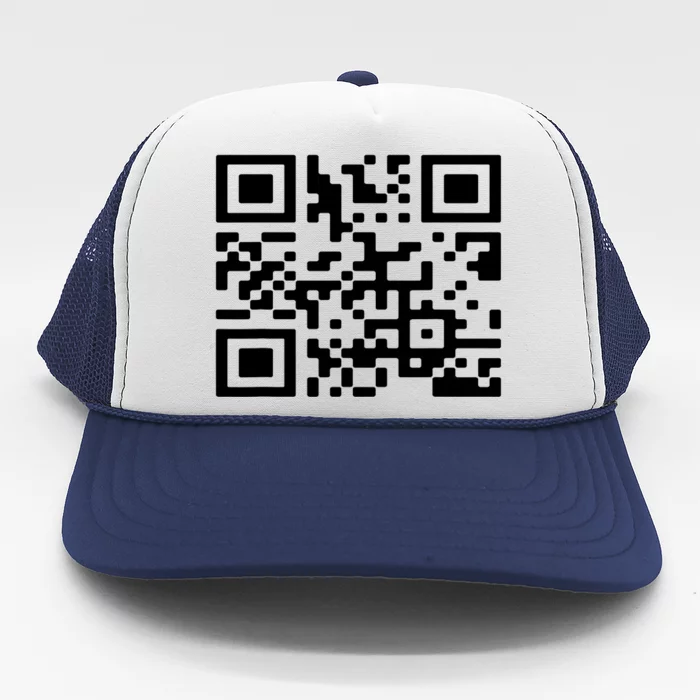 Fuc K You Q R Code Funny Trucker Hat