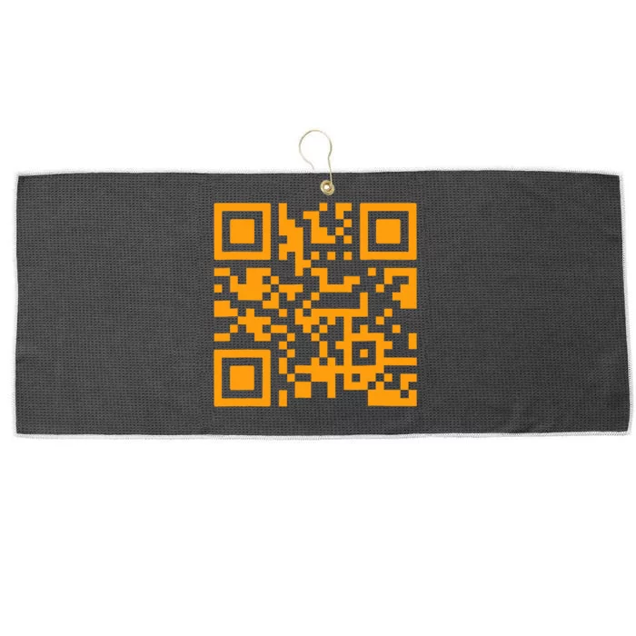 Fuc K You Q R Code Large Microfiber Waffle Golf Towel