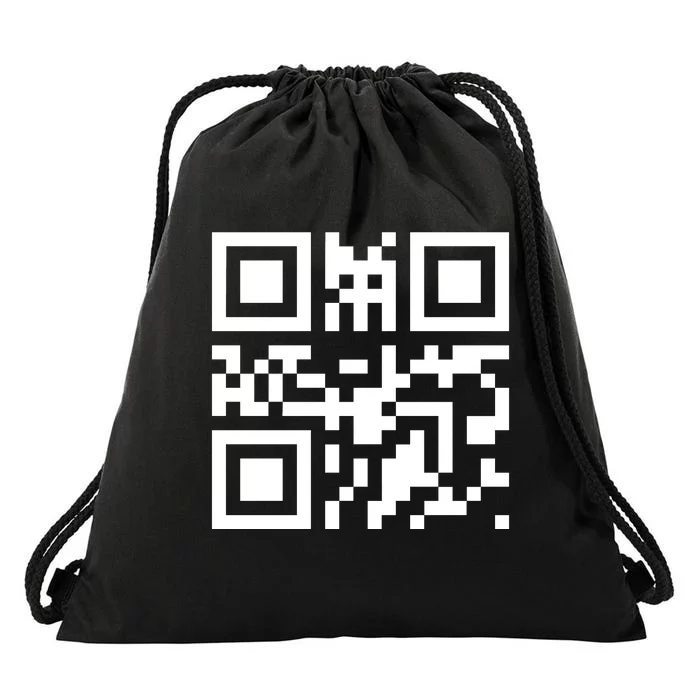 Fuc K You Q R Code Drawstring Bag