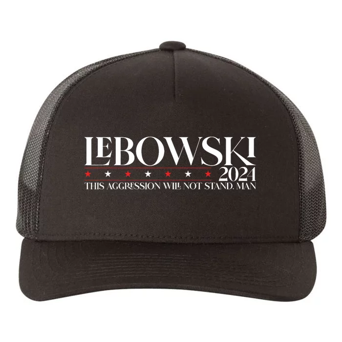 Funny Lebowski 2024 Political Election Vote 2024 Yupoong Adult 5-Panel Trucker Hat