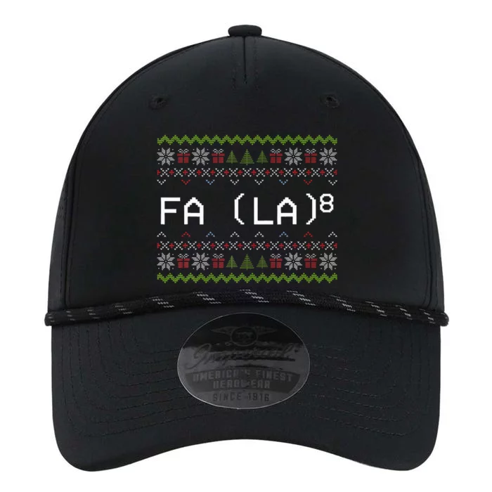 Fa La 8 Funny Christmas Santa Math Teacher Xmas Performance The Dyno Cap