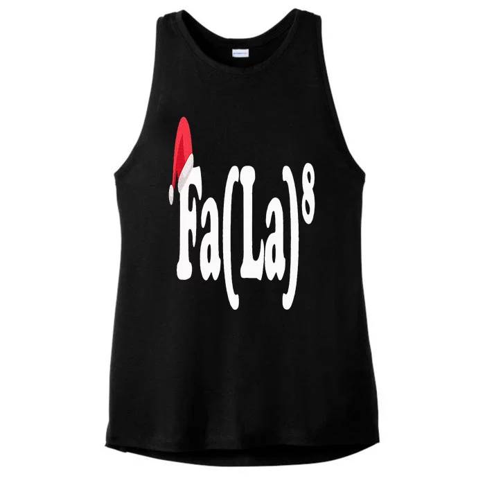 Fa La 8 Ladies Tri-Blend Wicking Tank