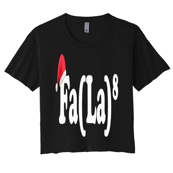 Fa La 8 Women's Crop Top Tee