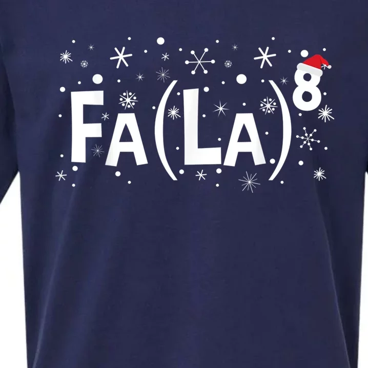 Fa La 8 Shirt - Math Teacher Christmas Shirt Fa La La Sueded Cloud Jersey T-Shirt