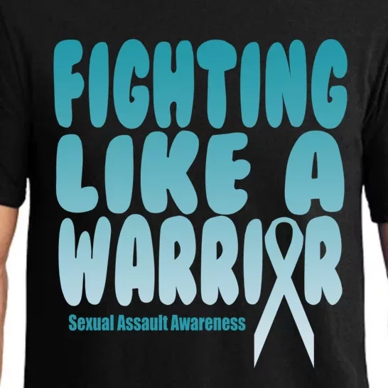 Fighting Like A Warrior! Sexual Assault Awareness Gift Pajama Set