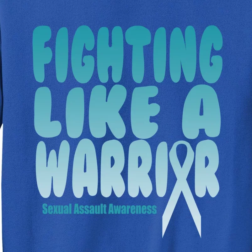 Fighting Like A Warrior! Sexual Assault Awareness Gift Sweatshirt