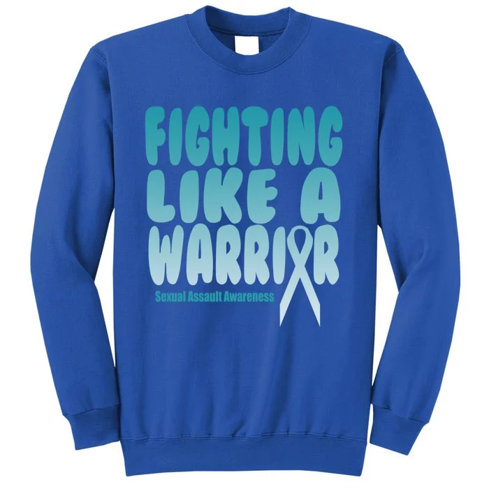 Fighting Like A Warrior! Sexual Assault Awareness Gift Sweatshirt