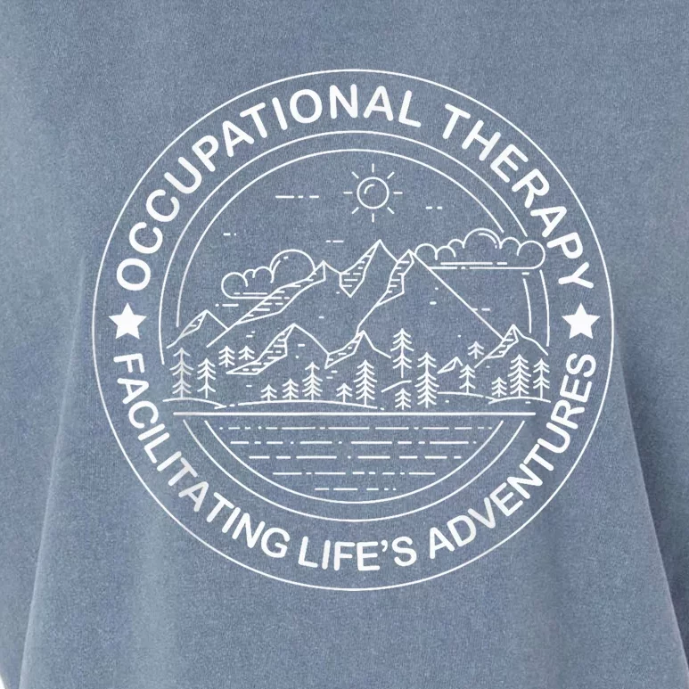 Facilitating Life's Adventures OT Occupational Therapist Garment-Dyed Women's Muscle Tee