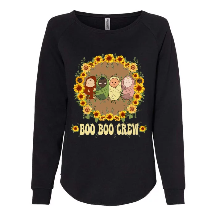 Funny Labor And Delivery Nurse Squad Boo Boo Crew Nursing Gift Womens California Wash Sweatshirt