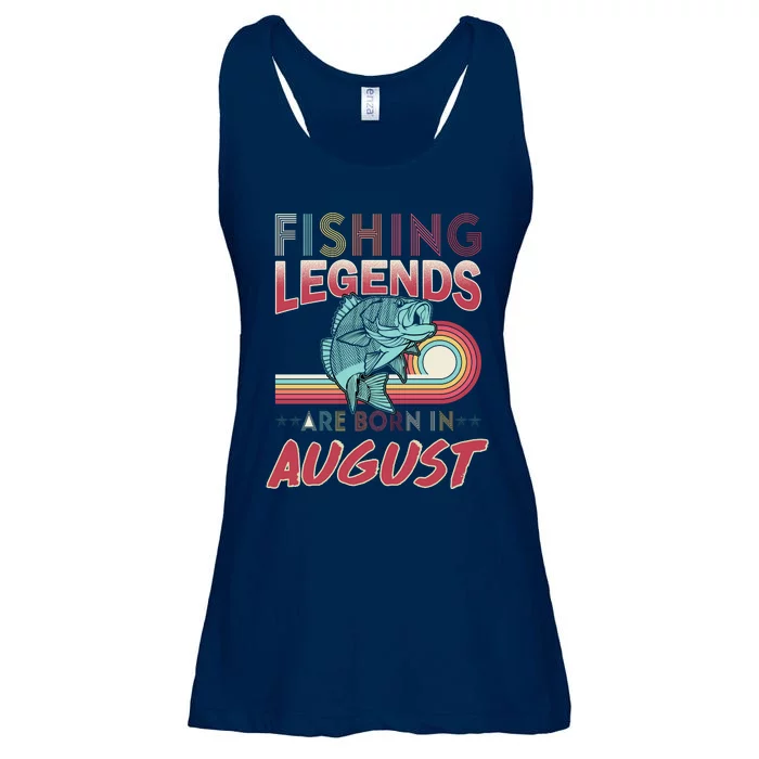 Fishing Legends Are Born In August Ladies Essential Flowy Tank