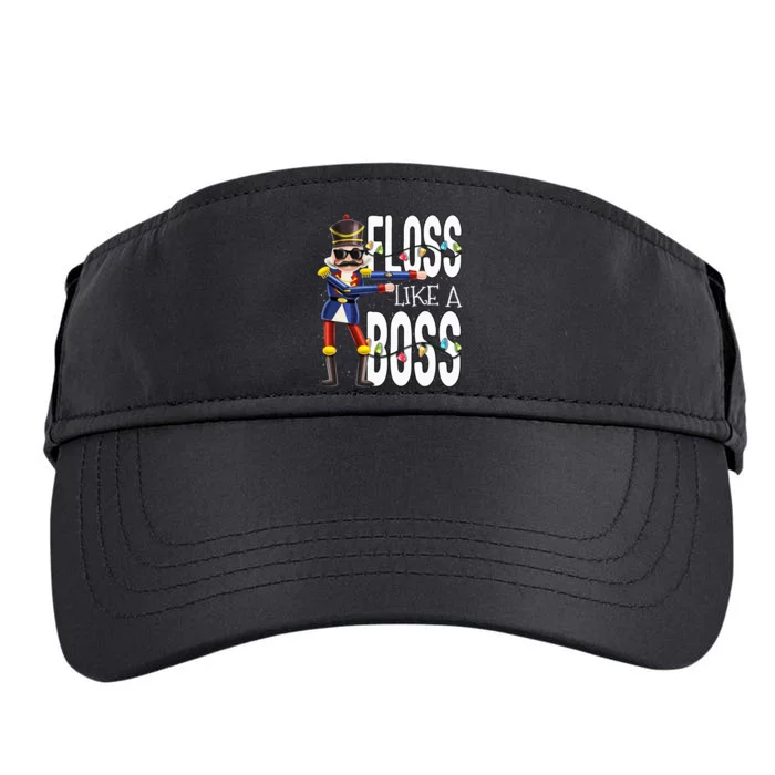 Floss Like A Boss Flossing Nutcracker Christmas Floss Like A Boss Flos Adult Drive Performance Visor