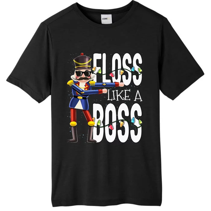 Floss Like A Boss Flossing Nutcracker Christmas Floss Like A Boss Flos ChromaSoft Performance T-Shirt