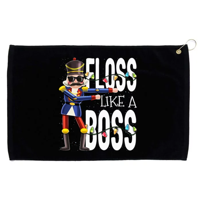 Floss Like A Boss Flossing Nutcracker Christmas Floss Like A Boss Flos Grommeted Golf Towel