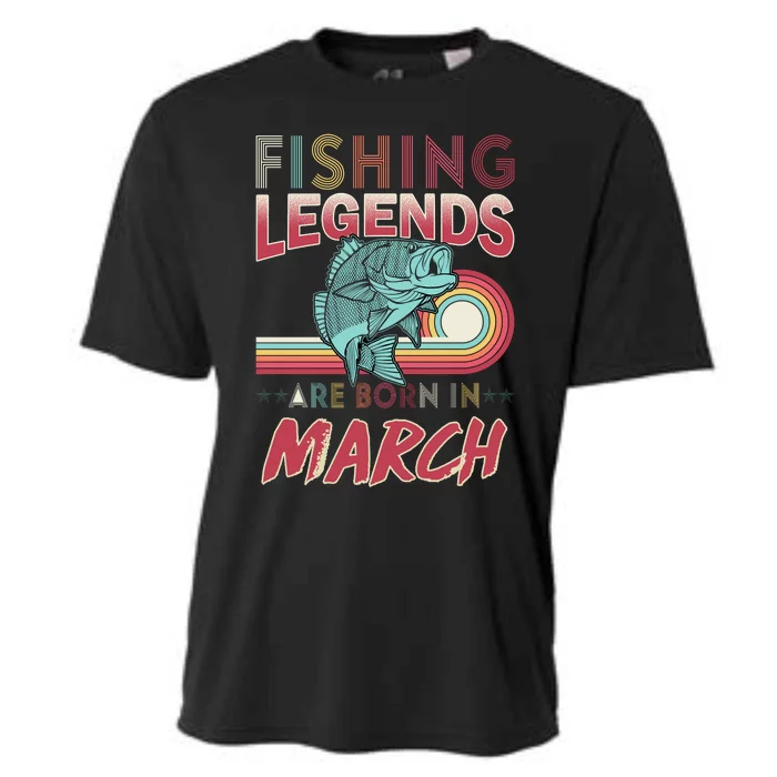 Fishing Legends Are Born In March Cooling Performance Crew T-Shirt