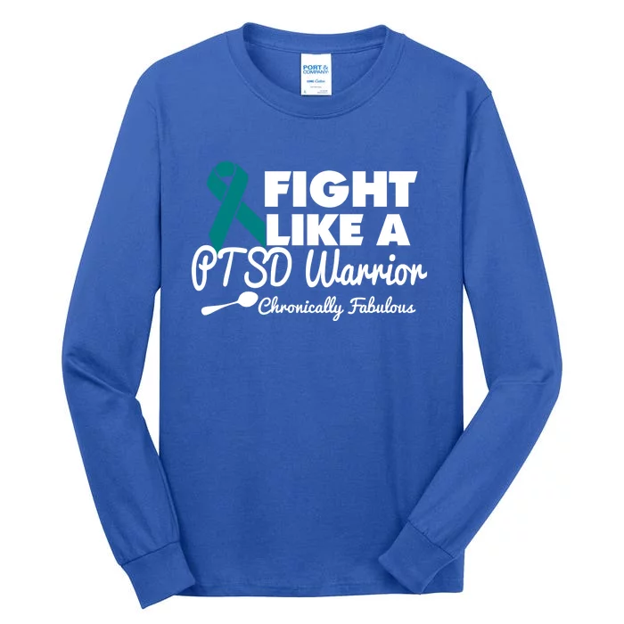 Fight Like A Ptsd Warrior Gift Tall Long Sleeve T-Shirt