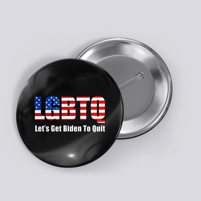 Funny Lgbtq Anti Biden LetS Get Biden To Quite Button