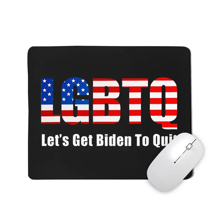 Funny Lgbtq Anti Biden LetS Get Biden To Quite Mousepad