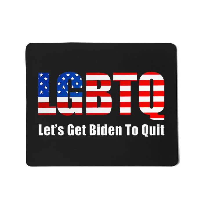 Funny Lgbtq Anti Biden LetS Get Biden To Quite Mousepad