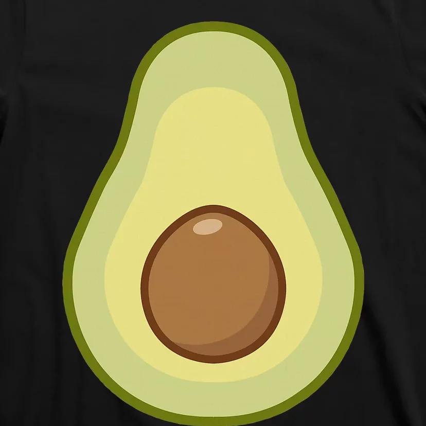 Funny lazy avocado costume for vegan halloween T-Shirt