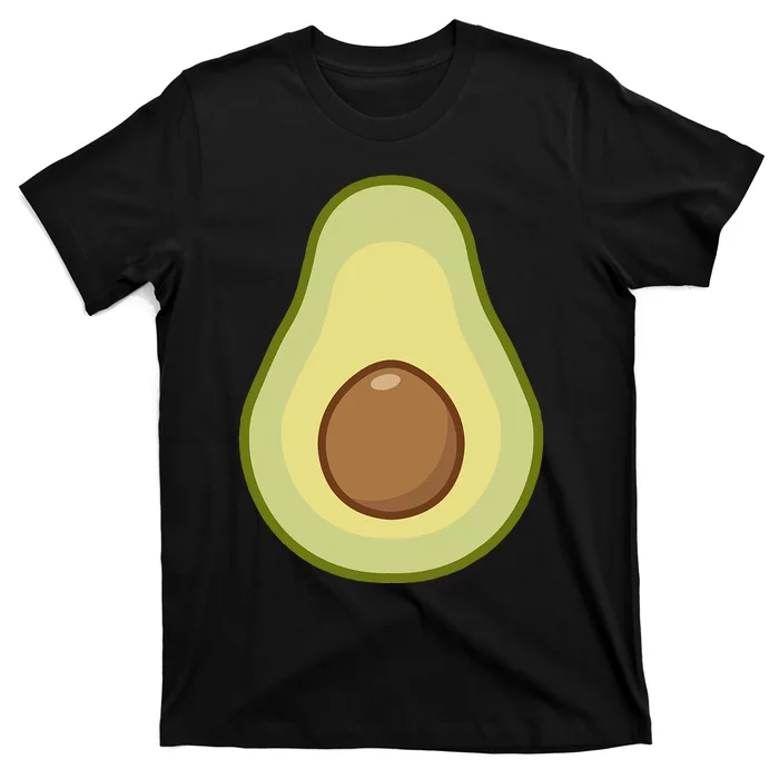 Funny lazy avocado costume for vegan halloween T-Shirt