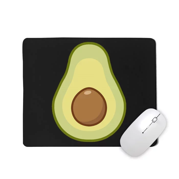 Funny lazy avocado costume for vegan halloween Mousepad