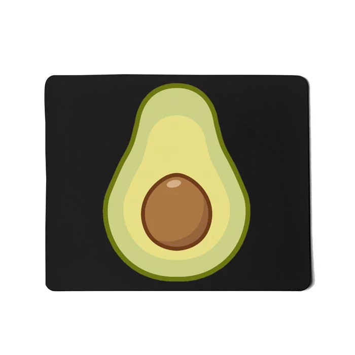 Funny lazy avocado costume for vegan halloween Mousepad