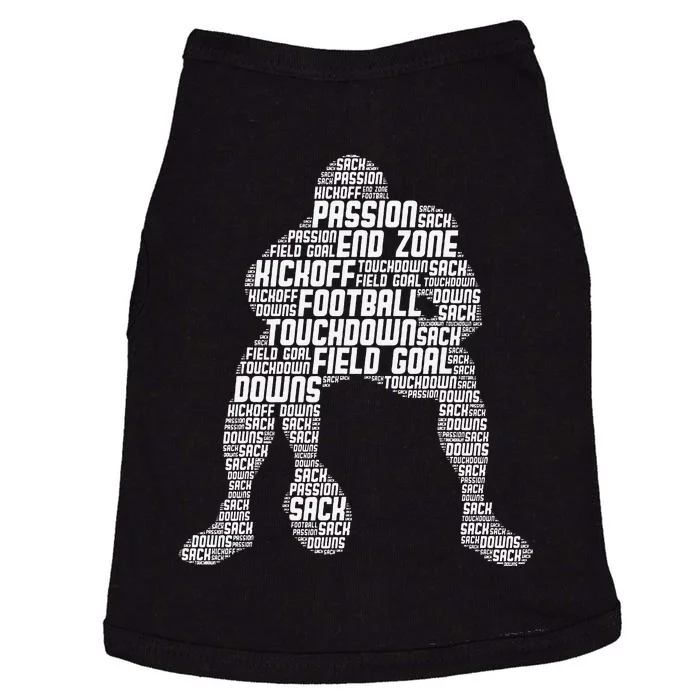 Football Lineman American Football Doggie Tank