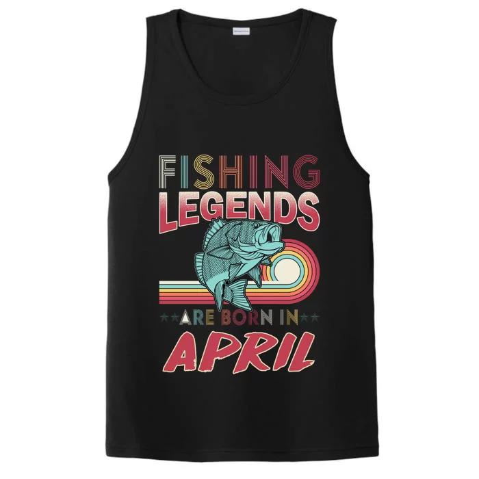 Fishing Legends Are Born In April Performance Tank