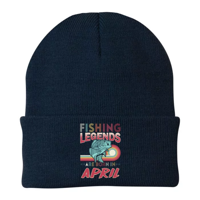 Fishing Legends Are Born In April Knit Cap Winter Beanie