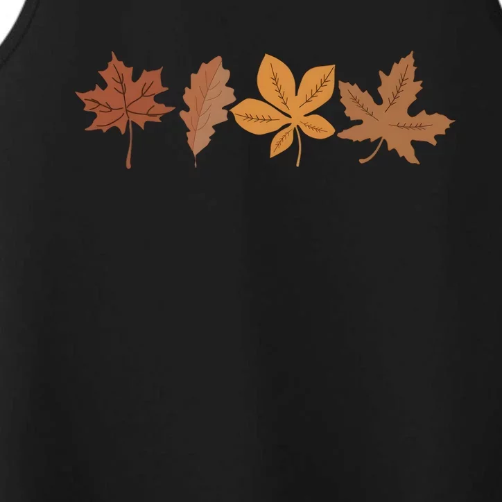 Fall Leaves Autumn Performance Tank