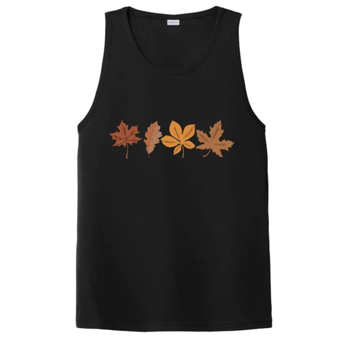 Fall Leaves Autumn Performance Tank