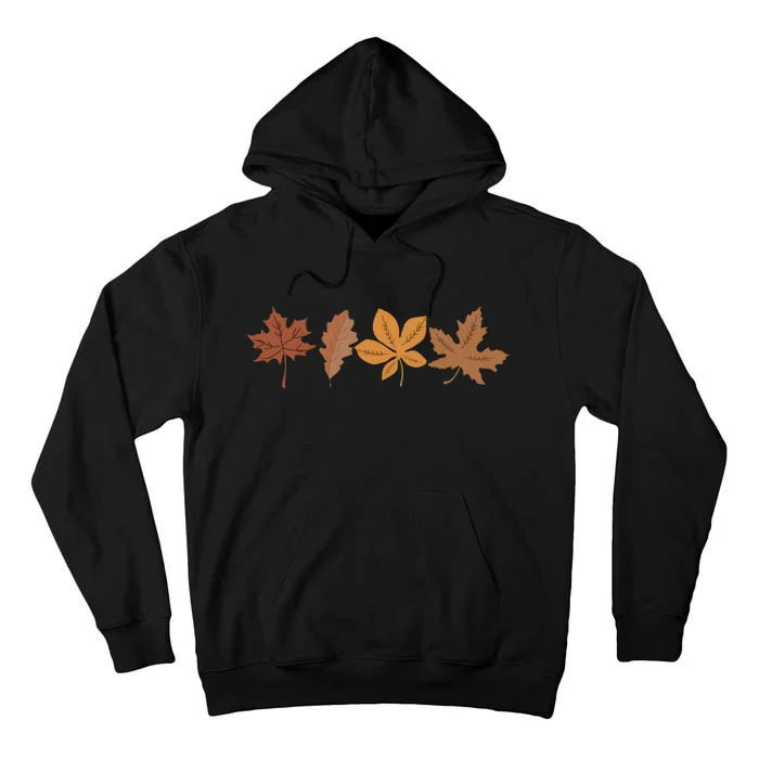 Fall Leaves Autumn Tall Hoodie