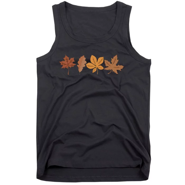 Fall Leaves Autumn Tank Top