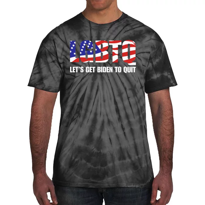 Funny LGBTQ Anti Biden Let's Get Biden To Quite Tie-Dye T-Shirt