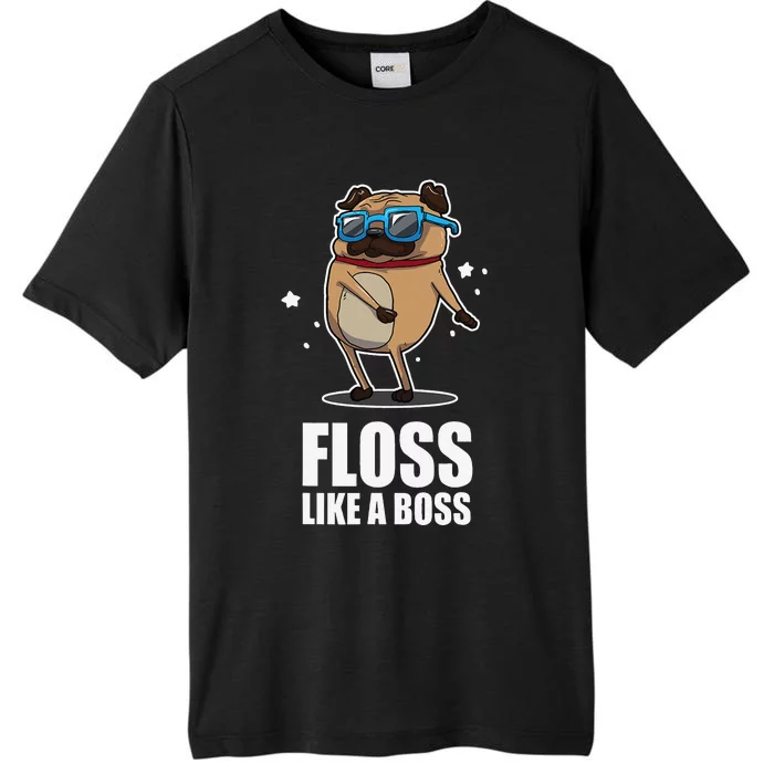 Floss Like A Boss Pug Floss Dance Dog ChromaSoft Performance T-Shirt