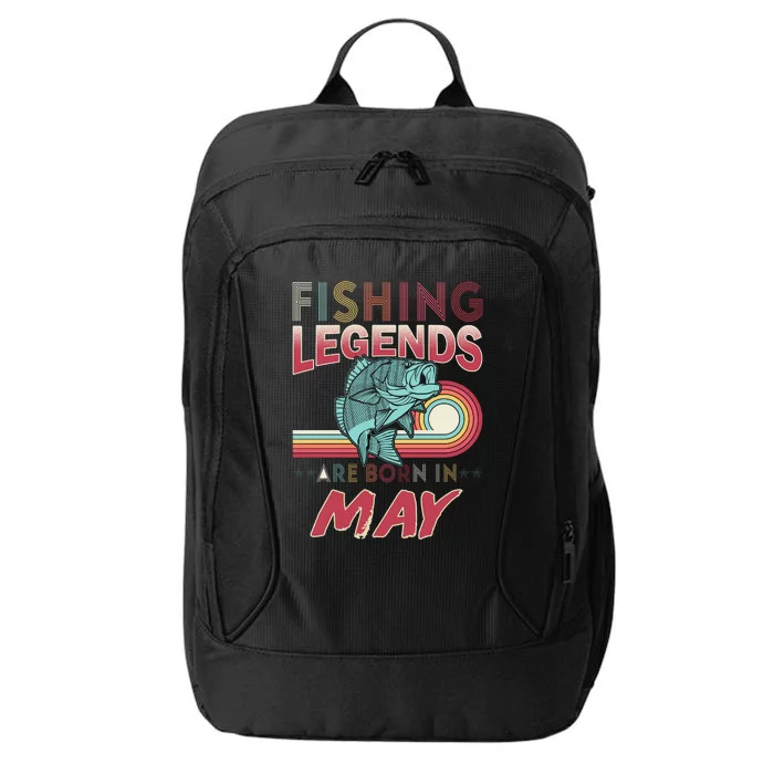 Fishing Legends Are Born In May City Backpack