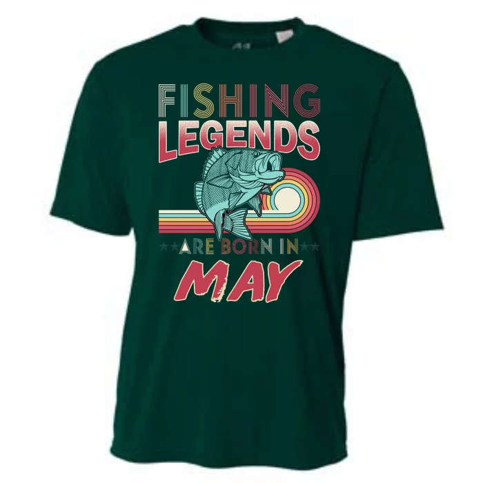 Fishing Legends Are Born In May Cooling Performance Crew T-Shirt