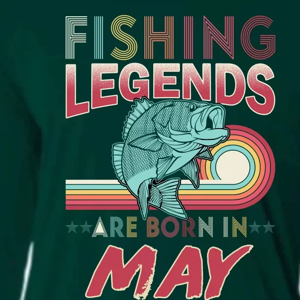 Fishing Legends Are Born In May Cooling Performance Long Sleeve Crew