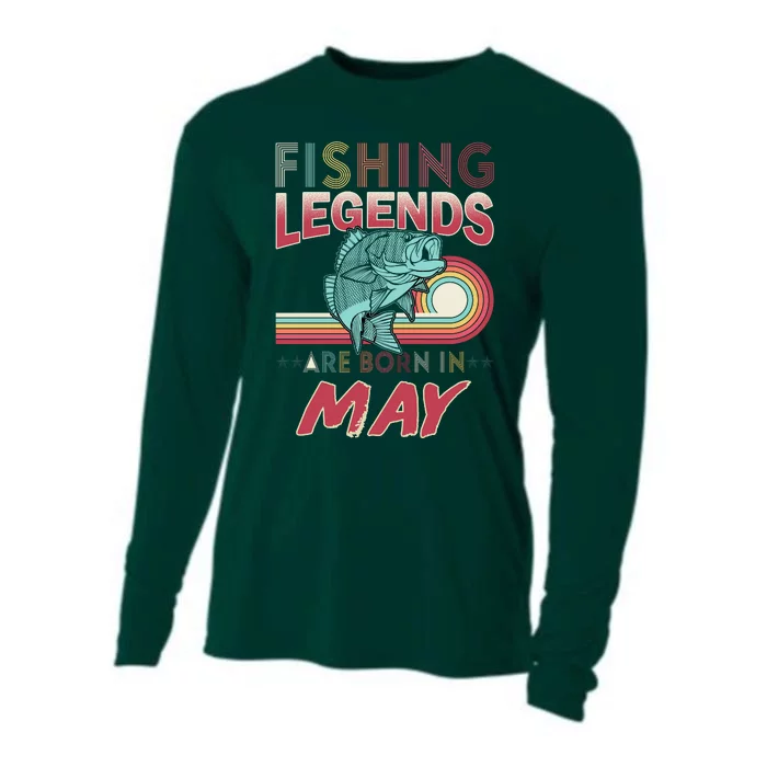 Fishing Legends Are Born In May Cooling Performance Long Sleeve Crew