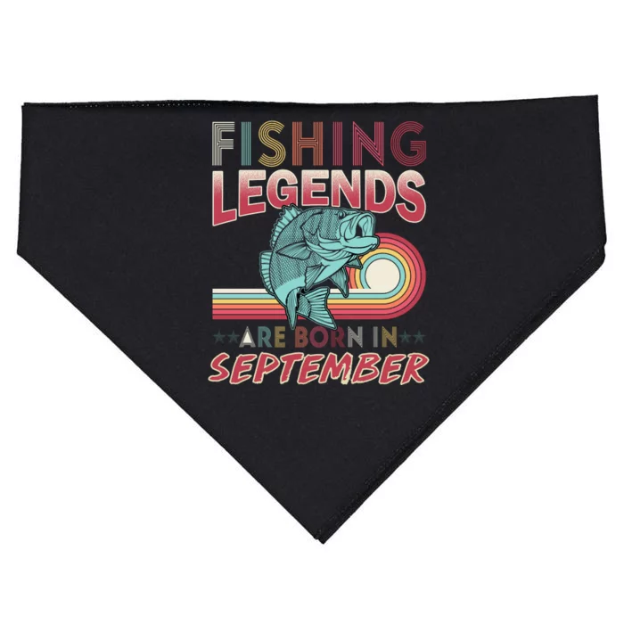 Fishing Legends Are Born In September USA-Made Doggie Bandana