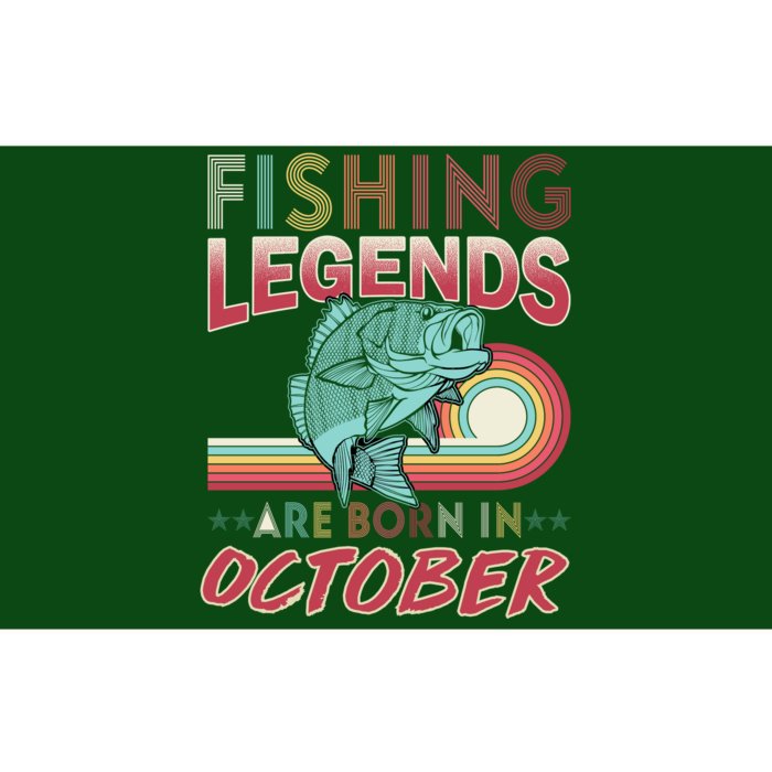 Fishing Legends Are Born In October Bumper Sticker