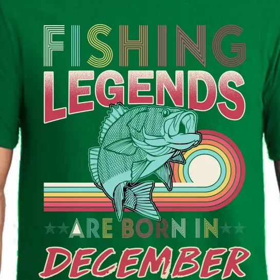 Fishing Legends Are Born In December Pajama Set