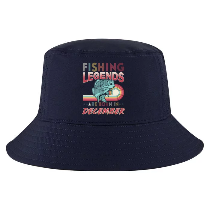 Fishing Legends Are Born In December Cool Comfort Performance Bucket Hat