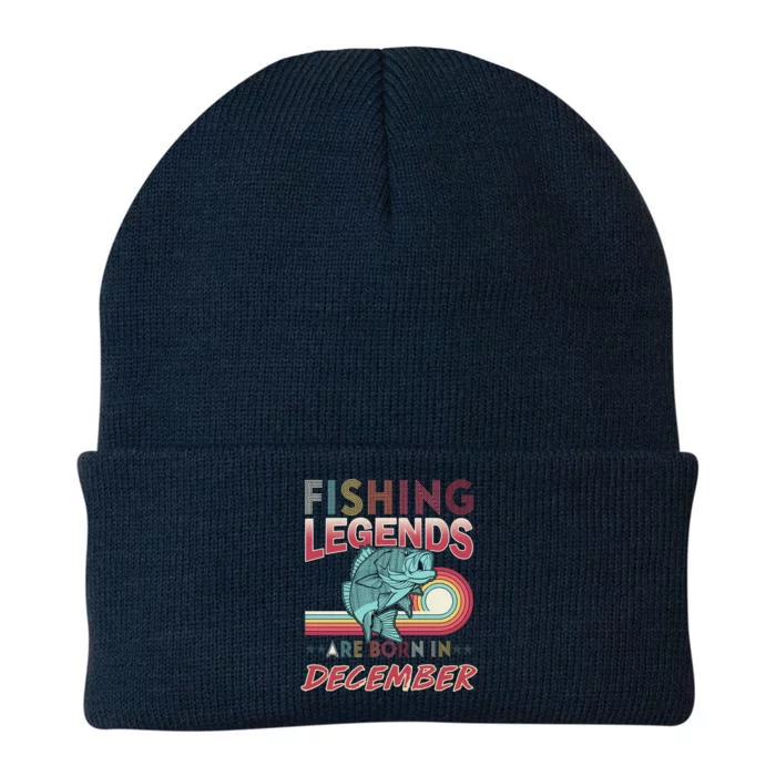 Fishing Legends Are Born In December Knit Cap Winter Beanie