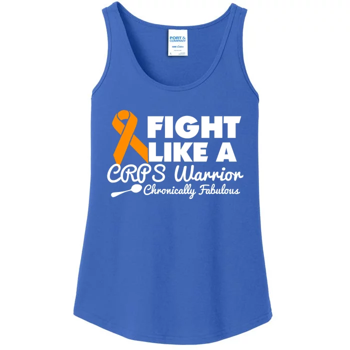 Fight Like A Crps Warrior Great Gift Ladies Essential Tank